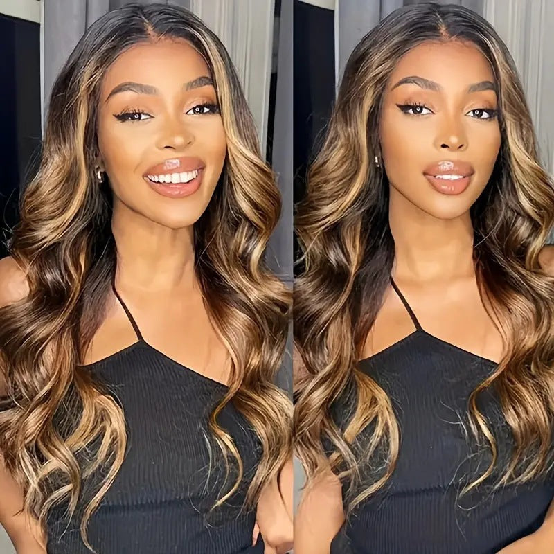 Front Lace Fashion Wavy Long Curly Hair Women's Wig