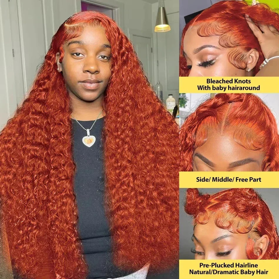 Orange colored Water wave